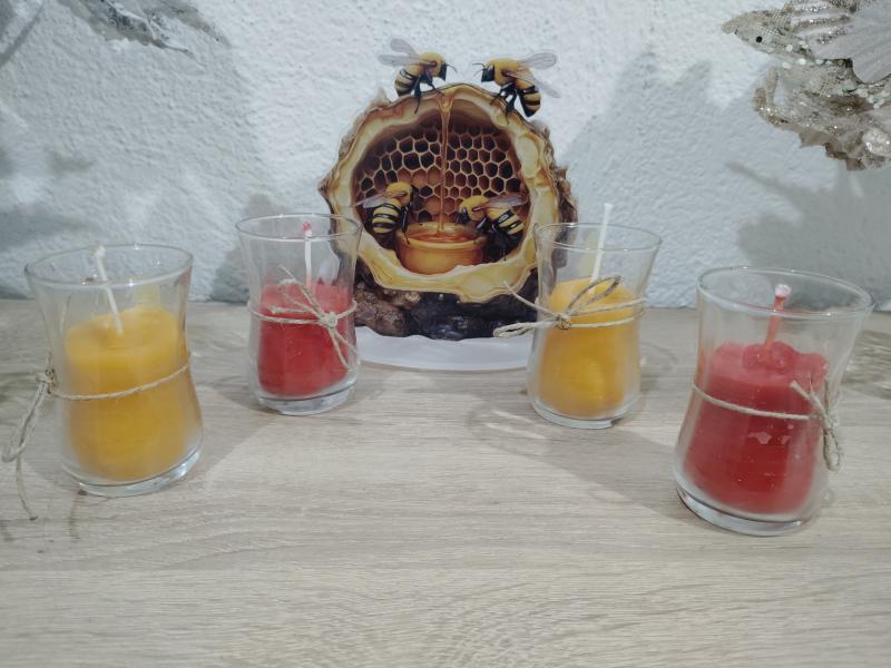 Свеќи од пчелин восок